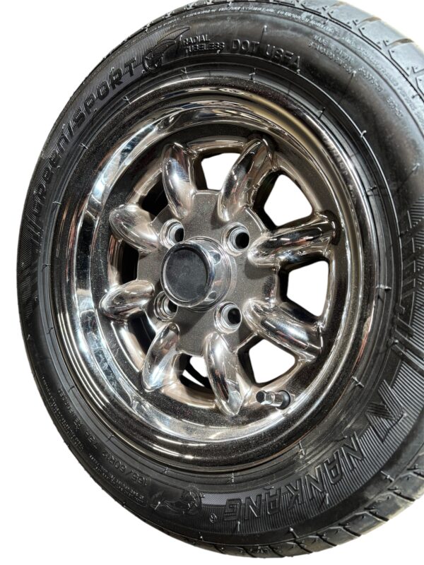 Jante Superlight 5x12 chrome (pack de 4) + pneus 165/60 r12 – Image 2