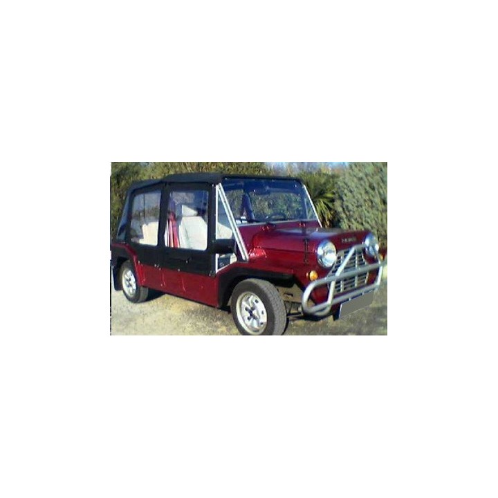 Convertible Top Portuguese Moke Black 1986/1991