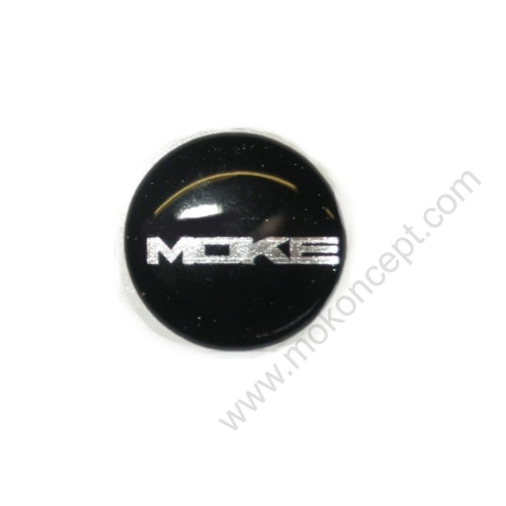 Badge pommeau Moke noir