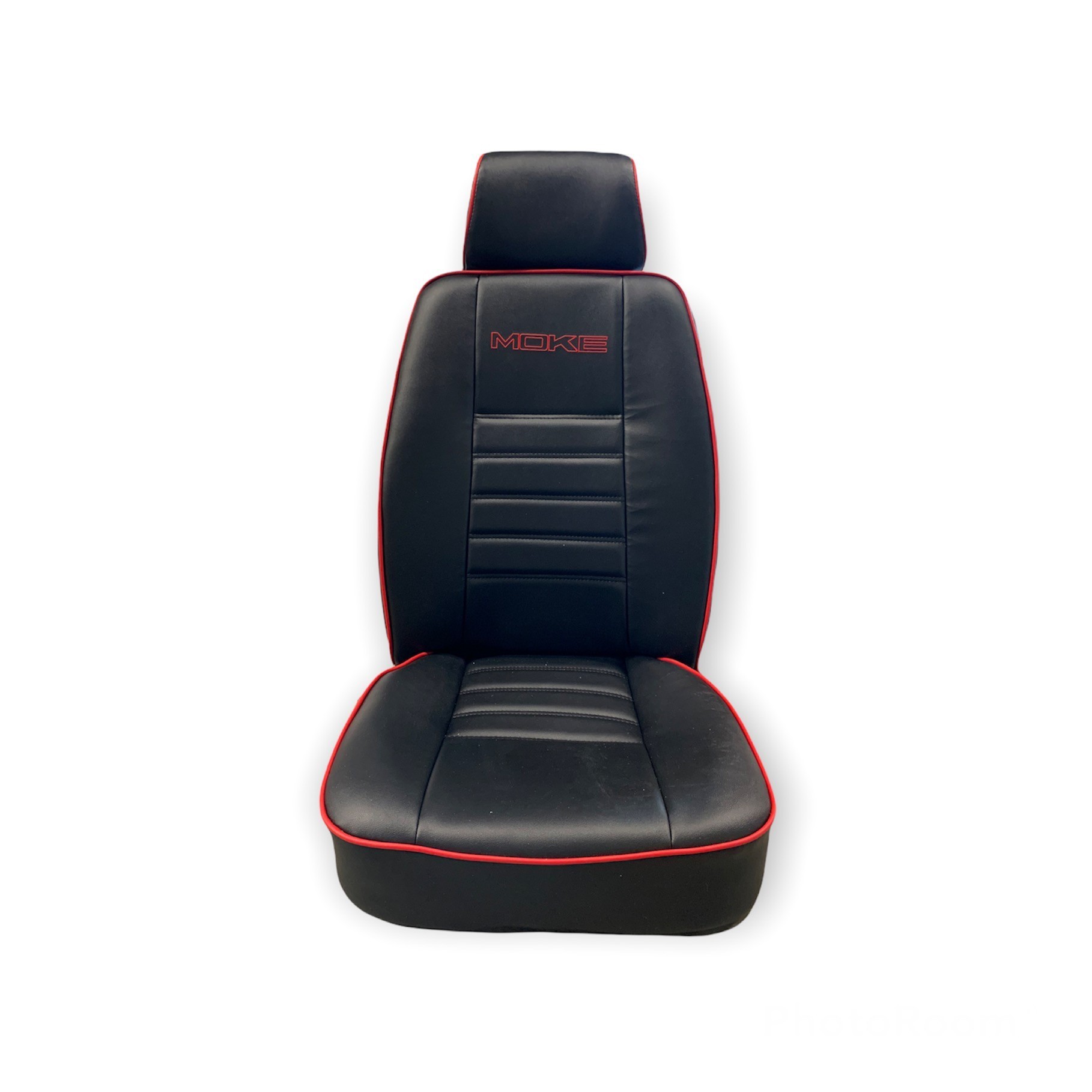 Sièges Front et banquette Moke noir/rouge