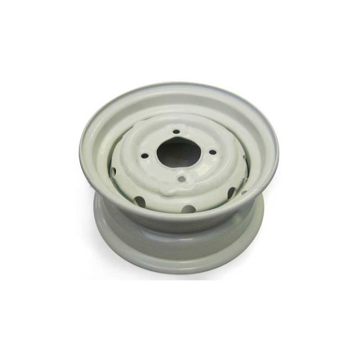 Rim acier \"old english white\" 4.5X10 Moke 1964/1968