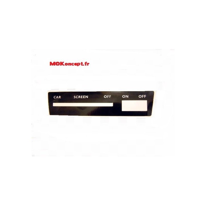 Adhésif de commande Heater Moke