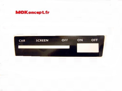 Adhésif de commande Heater Moke