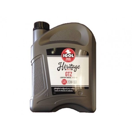 Huile Igol Heritage GTZ 20W50