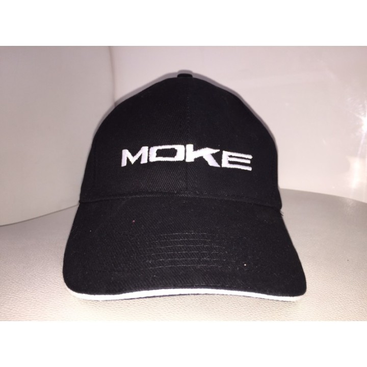 Casquette ajustable Moke noir/White