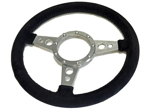 Steering Wheel alcantara noir + moyeu Moke