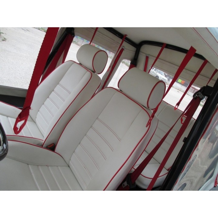 Set sièges + banquette + capote + housse roue secours Moke