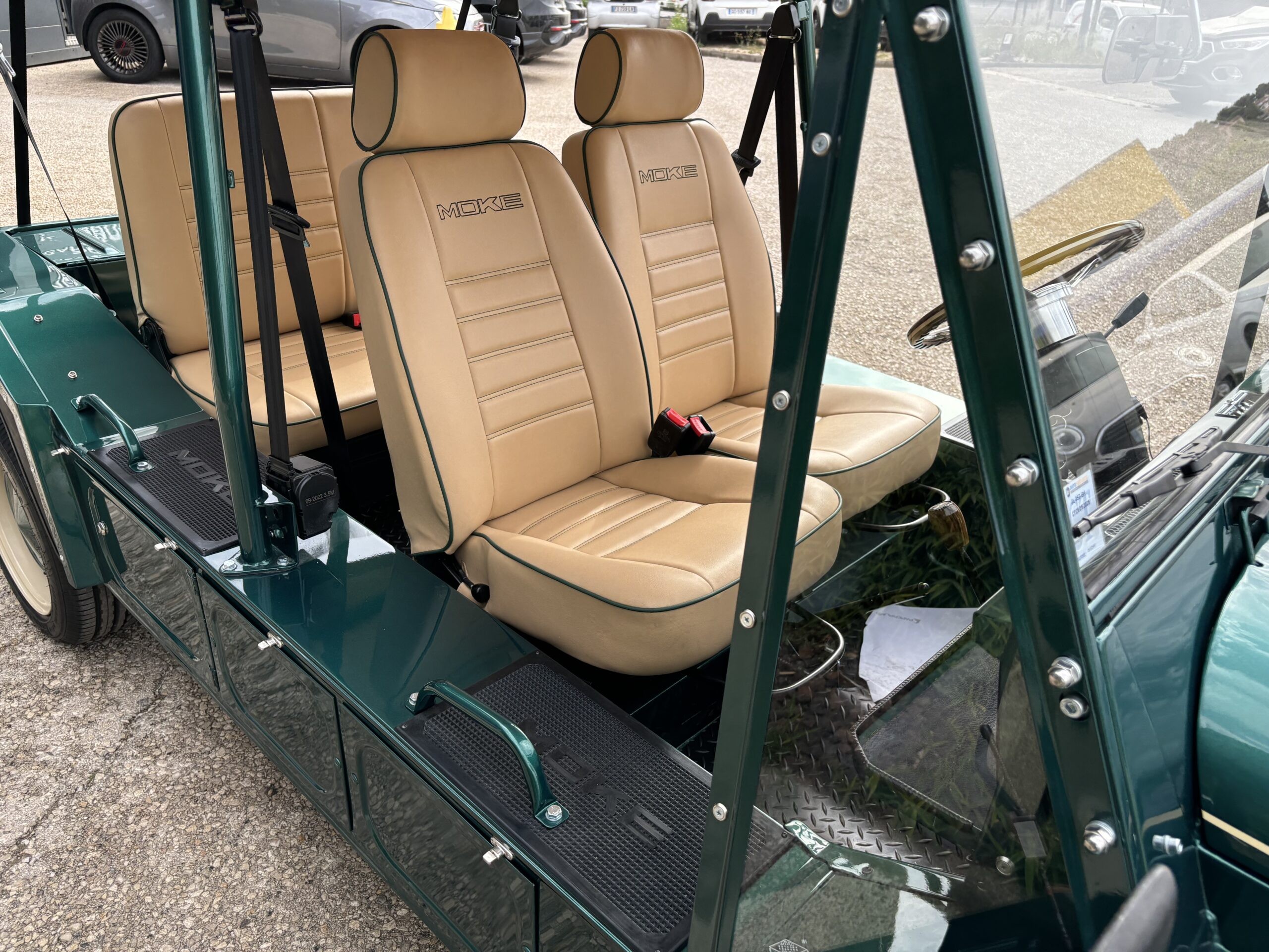 Sièges Front et banquette Moke Beige/noir Sans Pack