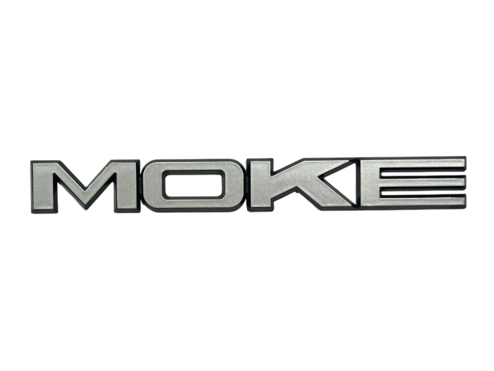 Badge MOKE chrome