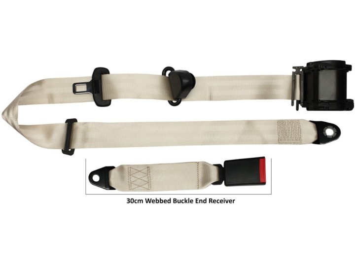 Ceinture de sécurité arrière noir